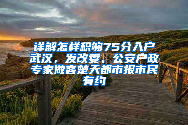 详解怎样积够75分入户武汉，发改委、公安户政专家做客楚天都市报市民有约