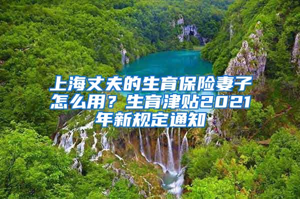 上海丈夫的生育保险妻子怎么用？生育津贴2021年新规定通知