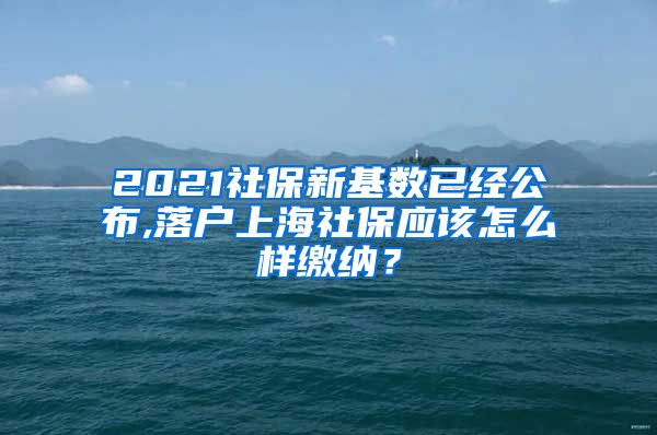 2021社保新基数已经公布,落户上海社保应该怎么样缴纳？