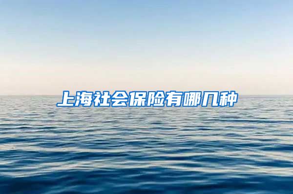 上海社会保险有哪几种