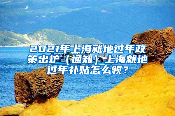 2021年上海就地过年政策出炉（通知）上海就地过年补贴怎么领？