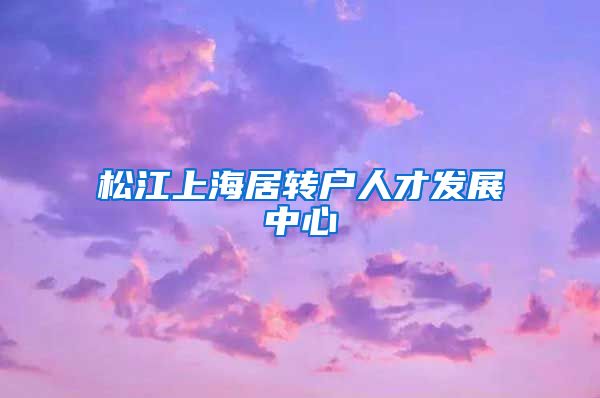 松江上海居转户人才发展中心