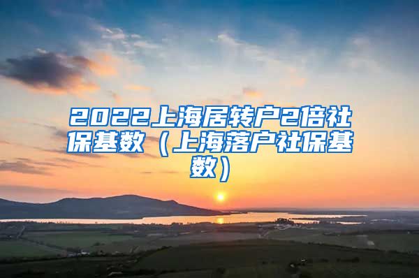 2022上海居转户2倍社保基数（上海落户社保基数）