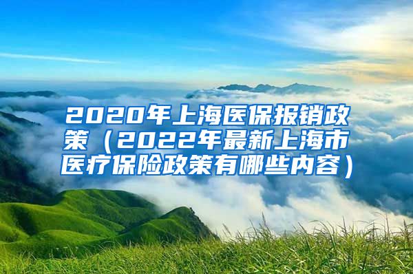 2020年上海医保报销政策（2022年最新上海市医疗保险政策有哪些内容）