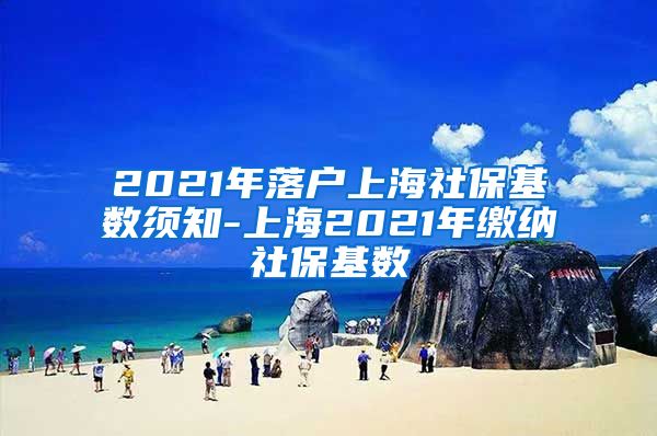 2021年落户上海社保基数须知-上海2021年缴纳社保基数