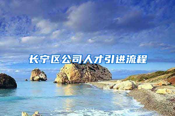 长宁区公司人才引进流程