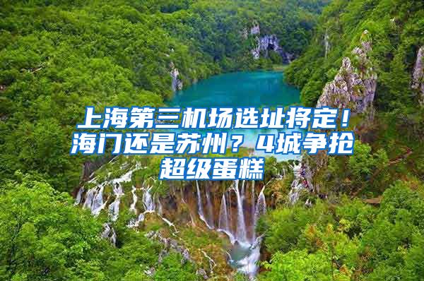 上海第三机场选址将定！海门还是苏州？4城争抢超级蛋糕