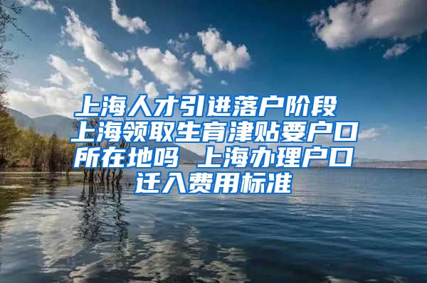 上海人才引进落户阶段 上海领取生育津贴要户口所在地吗 上海办理户口迁入费用标准