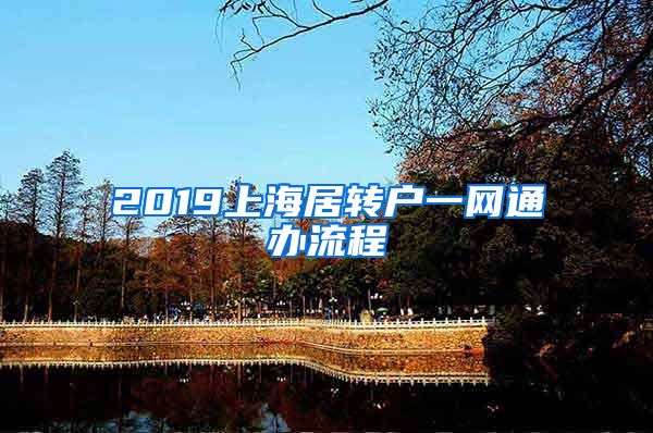 2019上海居转户一网通办流程