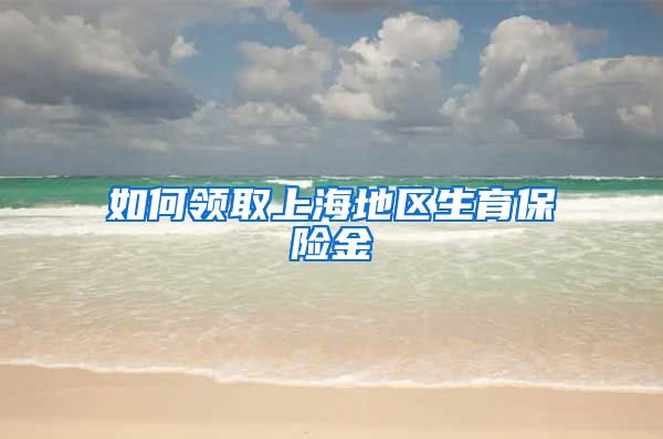 如何领取上海地区生育保险金