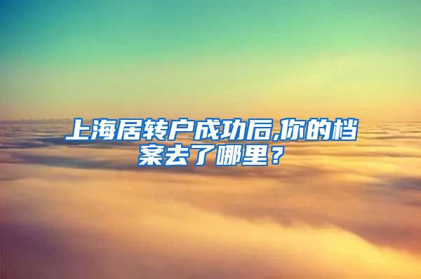 上海居转户成功后,你的档案去了哪里？