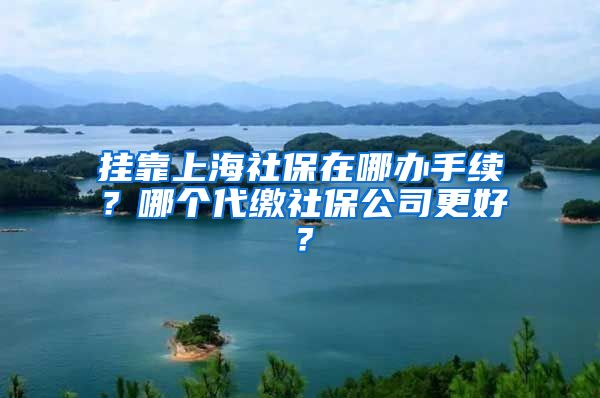 挂靠上海社保在哪办手续？哪个代缴社保公司更好？