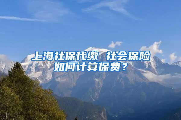 上海社保代缴 社会保险如何计算保费？