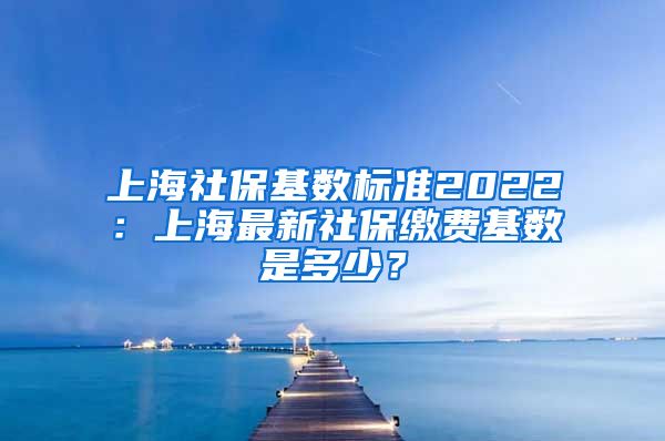 上海社保基数标准2022：上海最新社保缴费基数是多少？