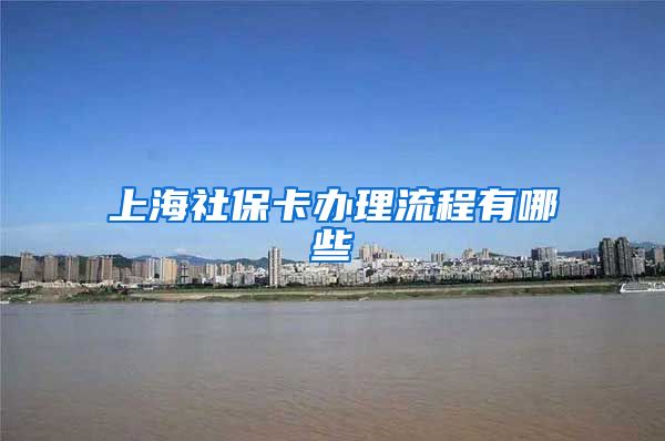 上海社保卡办理流程有哪些