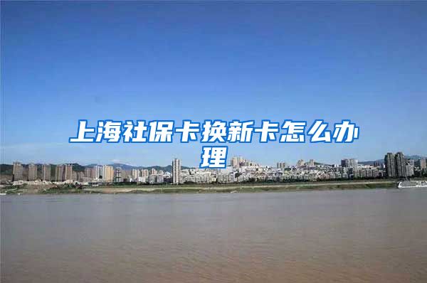 上海社保卡换新卡怎么办理