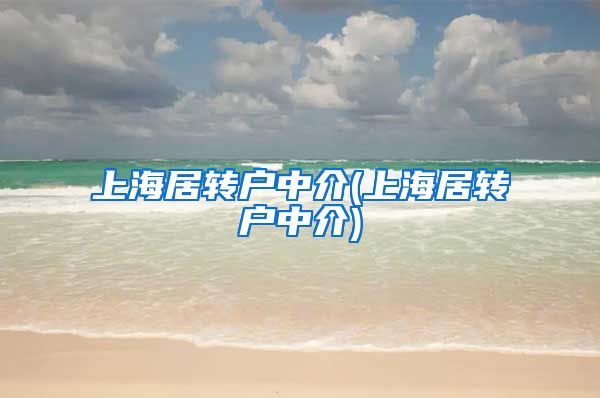 上海居转户中介(上海居转户中介)