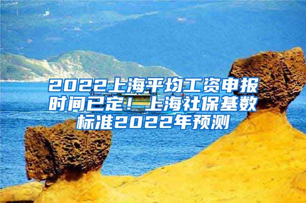 2022上海平均工资申报时间已定！上海社保基数标准2022年预测