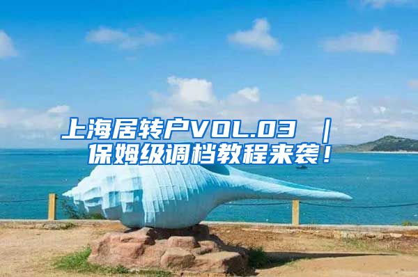 上海居转户VOL.03 ｜ 保姆级调档教程来袭！