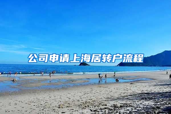 公司申请上海居转户流程