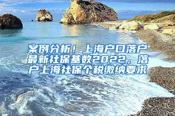 案例分析！上海户口落户最新社保基数2022，落户上海社保个税缴纳要求