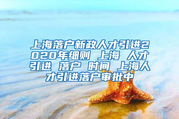 上海落户新政人才引进2020年细则 上海 人才引进 落户 时间 上海人才引进落户审批中