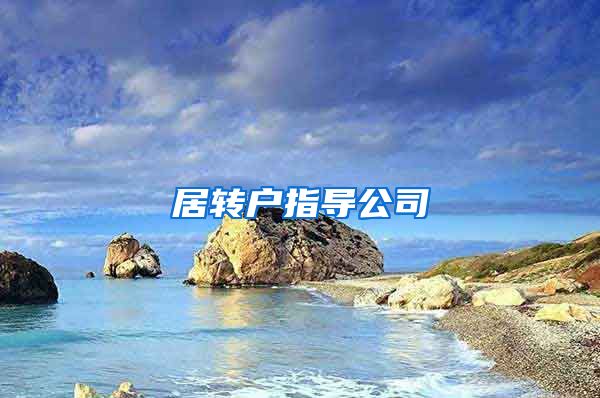 居转户指导公司