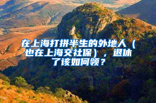 在上海打拼半生的外地人（也在上海交社保），退休了该如何领？