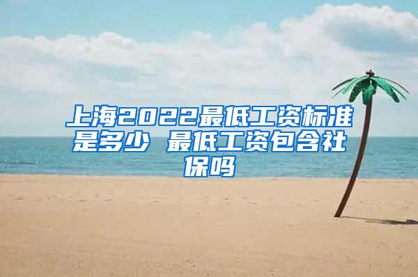 上海2022最低工资标准是多少 最低工资包含社保吗