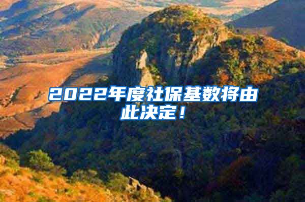 2022年度社保基数将由此决定！