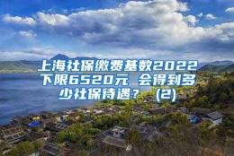 上海社保缴费基数2022下限6520元 会得到多少社保待遇？ (2)