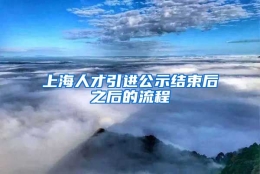 上海人才引进公示结束后之后的流程