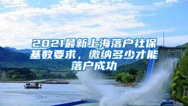 2021最新上海落户社保基数要求，缴纳多少才能落户成功