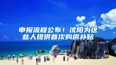 申报流程公布！沈阳为这些人提供首次购房补贴