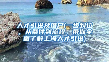 人才引进及落户(一步到位，从条件到流程，带你全面了解上海人才引进)