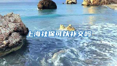 上海社保可以补交吗