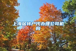 上海居转户代办理公司机构