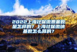 2022上海社保缴费基数是怎样的？上海社保缴纳基数怎么算的？