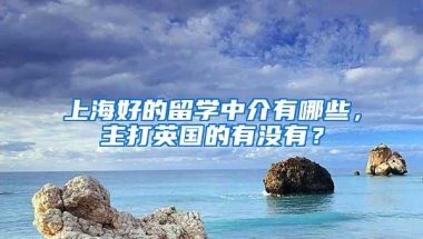 上海好的留学中介有哪些，主打英国的有没有？