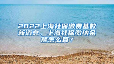 2022上海社保缴费基数新消息，上海社保缴纳金额怎么算？