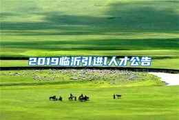 2019临沂引进l人才公告