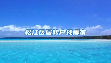 松江区居转户找哪家