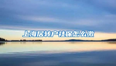 上海居转户社保怎么缴