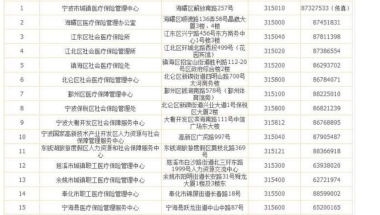 宁波外地户口新生儿医保办理及所需材料报销比例