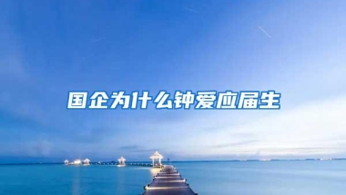 国企为什么钟爱应届生