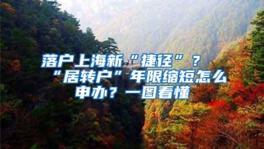 落户上海新“捷径”？“居转户”年限缩短怎么申办？一图看懂→