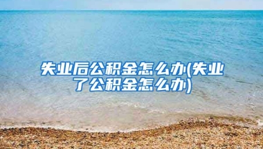 失业后公积金怎么办(失业了公积金怎么办)