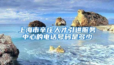 上海市辛庄人才引进服务中心的电话号码是多少