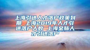 上海引进人才落户政策到期 上海2019年人才引进落户人数 上海金脉人才引进落户