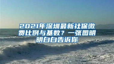 2021年深圳最新社保缴费比例与基数？一张图明明白白告诉你